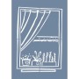 EHDK07 Pencere Stencil 21x30cm