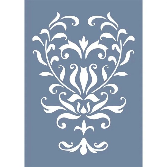 EHFL37 Floral Desen Stencil 21x30cm