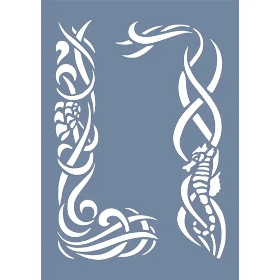 EHFL39 Denizatı Stencil 25x35cm