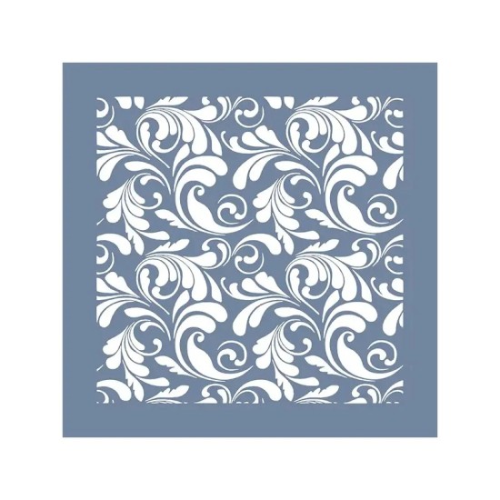 EHFL42 Floral Desen Stencil 60x60cm