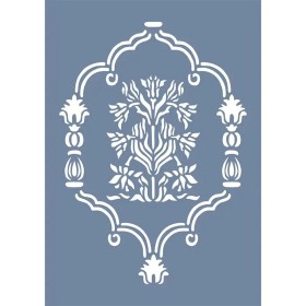 EHFL47 Floral Desen Stencil 25x35cm