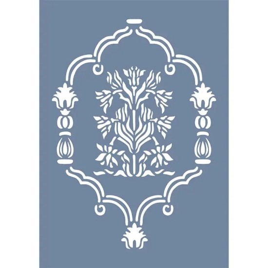 EHFL47 Floral Desen Stencil 25x35cm