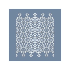 EHFL49 Geometrik Desen Stencil 25x25cm