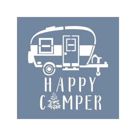 EHFY180 Karavan Stencil 25x25cm
