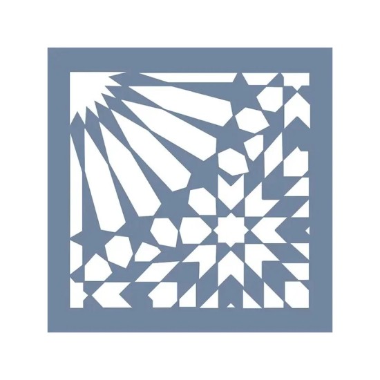 EHFY61 Geometrik Desen Stencil 45x45cm