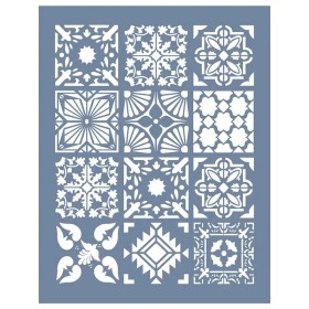 EHFY62 Geometrik Desen Stencil 35x45cm