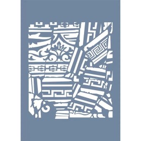EHFY64 Geometrik Desen Stencil 21x30cm