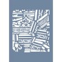 EHFY64 Geometrik Desen Stencil 21x30cm