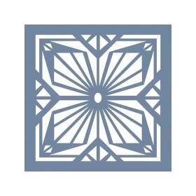 EHFY67 Geometrik Desen Stencil 45x45cm