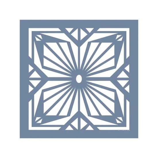 EHFY67 Geometrik Desen Stencil 45x45cm