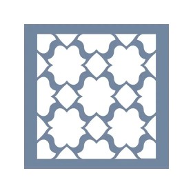 EHFY69 Geometrik Fayans Stencil 25x25cm