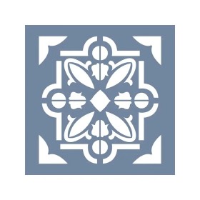 EHFY70 Geometrik Desen Stencil 45x45cm
