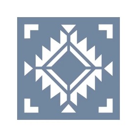 EHFY72 Geometrik Desen Stencil 45x45cm
