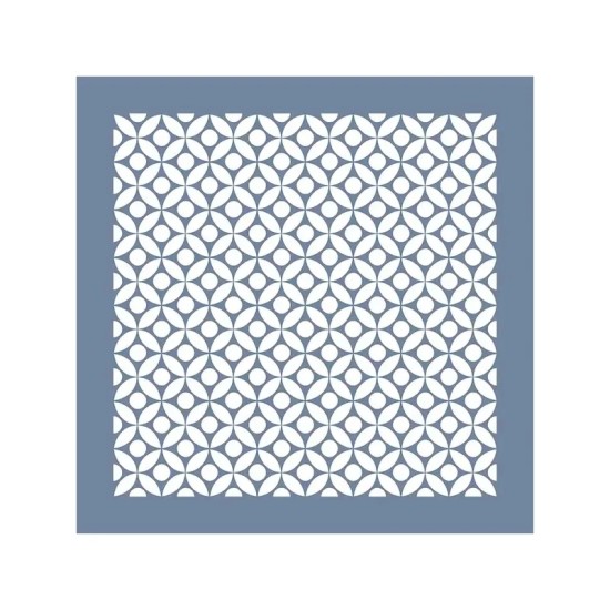 EHFY75 Geometrik Desen Stencil 45x45cm
