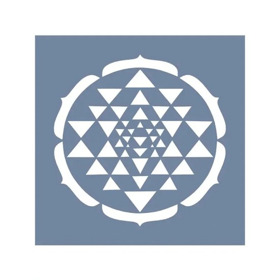 EHGE92 Geometrik Mandala Stencil 60x60cm