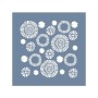 EHGE95 Geometrik Daire Stencil 45x45cm