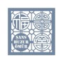 EHGE106 Geometrik Yazı Stencil 45x45cm