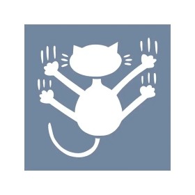 EHH111 Kedi Stencil 40x40cm