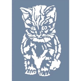 EHH122 Kedi Stencil 25x35cm