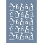 EHH123 Penguen Stencil 25x35cm