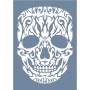 EHK12 Kafatası Stencil 25x35cm