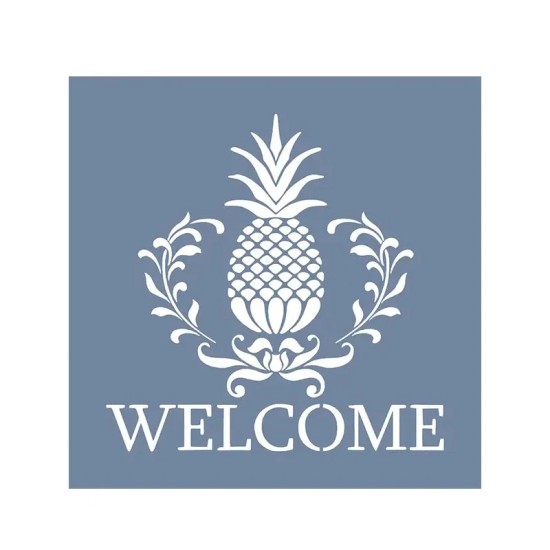 EHKS06 Ananas Stencil 60x60cm