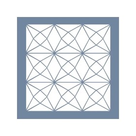 EHP10 Geometrik Desen Stencil 45x45cm