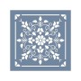 EHP13 Floral Desen Stencil 30x30cm