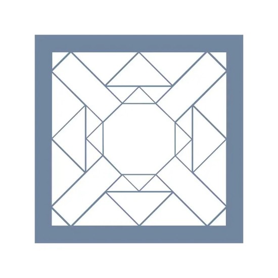 EHP17 Geometrik Desen Stencil 30x30cm