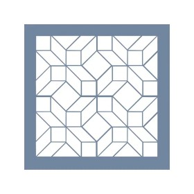 EHP19 Geometrik Stencil 30x30cm