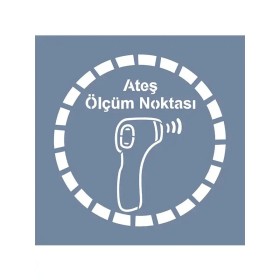 EHSM10 Ateş Ölçer Stencil 20x20cm