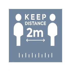 EHSM19 Mesafe Stencil 60x60cm