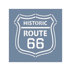 EHTŞ48 Route 66 Stencil 40x40cm