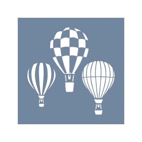 EHTŞ49 Balon Stencil 40x40cm