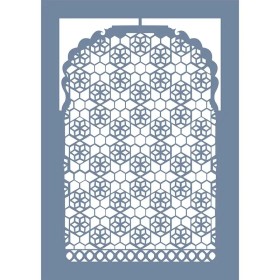 EHV15 Geometrik Desen Stencil 25x35cm