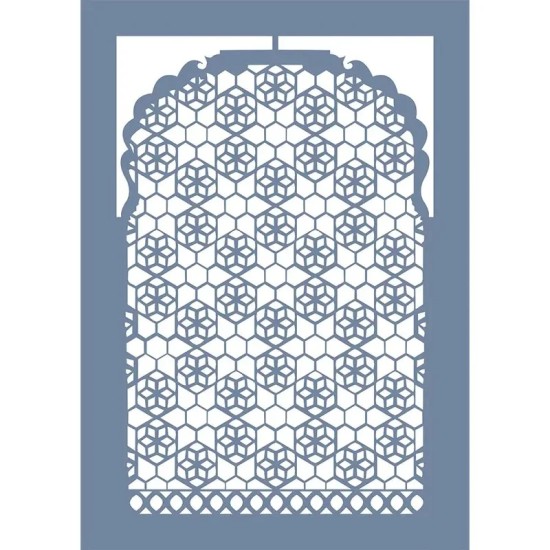 EHV15 Geometrik Desen Stencil 25x35cm