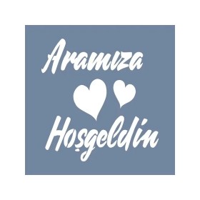 EHY129 Hoş Geldin Stencil 40x40cm