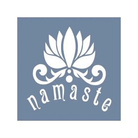 EHY163 Lotus Namaste Stencil 20x20cm