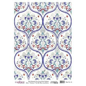Desenli Varak Pirinç Dekopaj  Model 35 Gümüş