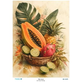 8279 Diamond Pirinç Dekopaj Kağıdı Plus Serisi 30x42cm