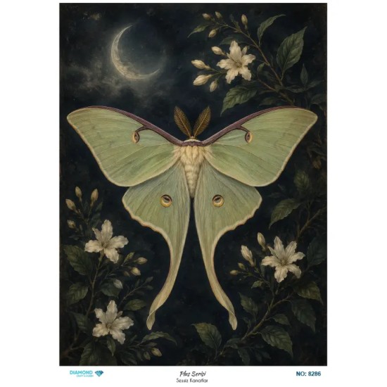 8286 Diamond Pirinç Dekopaj Kağıdı Plus Serisi 30x42cm