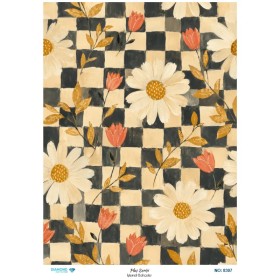 8307 Diamond Pirinç Dekopaj Kağıdı Plus Serisi 30x42cm