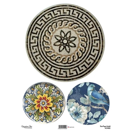 Model NG1490 NagehanAka Pirinç Dekopaj Kağıdı
