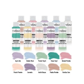 10x120ML Harmony Akrilik Boya - Genç Ressamın Pastel Dünyası