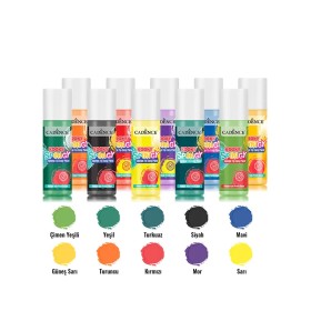 10x100ML Spongy Sünger Uçlu Pratik Boya (TAM SET)