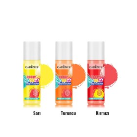 3x100ML Spongy Sünger Uçlu Pratik Boya - Sıcak Enerji Başlangıç Seti