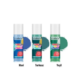 3x100ML Spongy Sünger Uçlu Pratik Boya - Doğa ve Deniz Huzur Seti