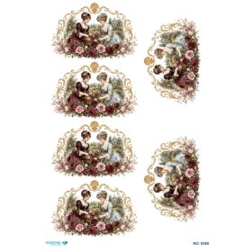 8360 Diamond Pirinç Dekopaj Kağıdı 30x42cm