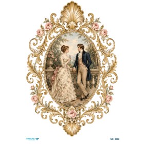 8362 Diamond Pirinç Dekopaj Kağıdı 30x42cm