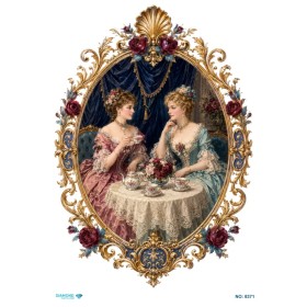 8371 Diamond Pirinç Dekopaj Kağıdı 30x42cm